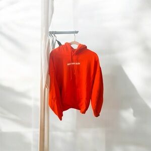 Vibrant Orange Hoodie